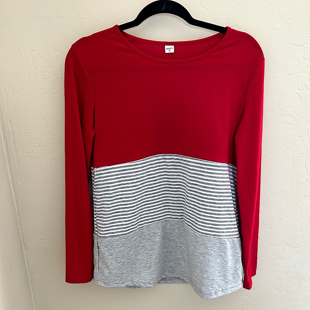 Striped Maternity Top